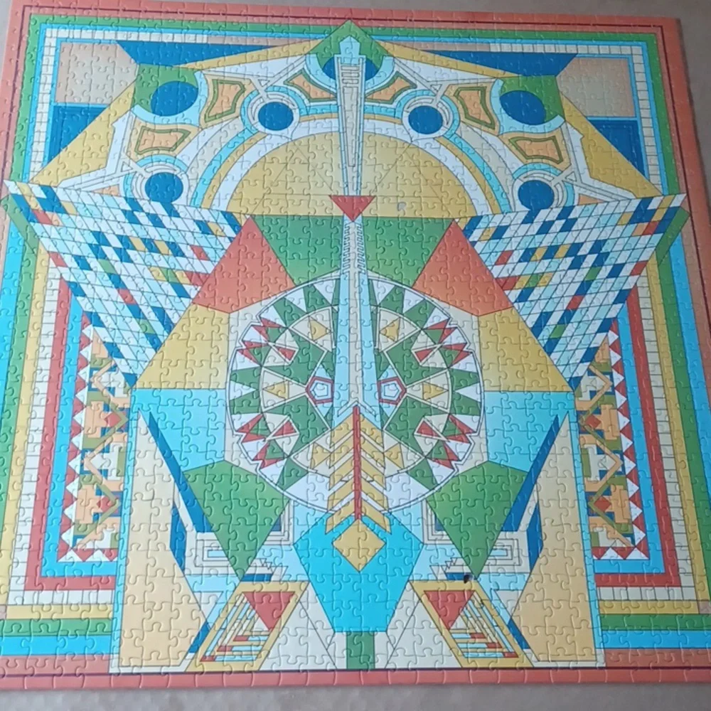 🧩Peacock Carpet Puzzle - 1000 Pieces - Picture 3 of 6